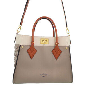 Louis Vuitton On My Side Shoulder Bag Cream White
